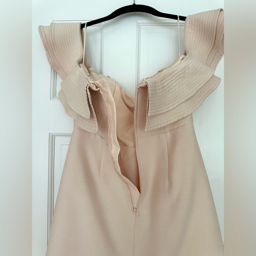 C/MEO COLLECTIVE (Revolve) First Impression Ruffle Dress in Blush size XS - Picture 5 of 7